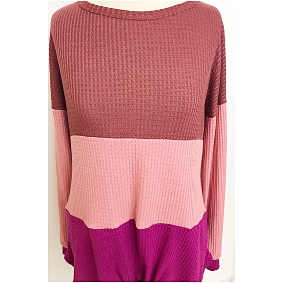 πSALE Stunning Relaxed Fit Tie Tunic Top LXL - Picture 6 of 6